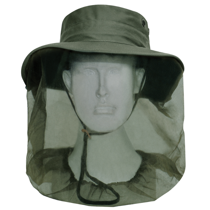 Adjustable Boonie Bucket Hat with Mosquito Netting | Olive Drab
