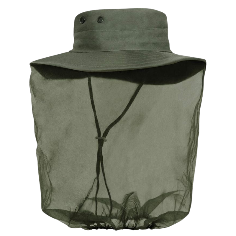 Adjustable Boonie Bucket Hat with Mosquito Netting | Olive Drab