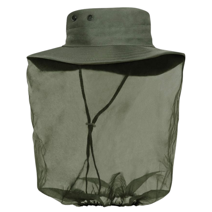 Adjustable Boonie Bucket Hat with Mosquito Netting | Olive Drab