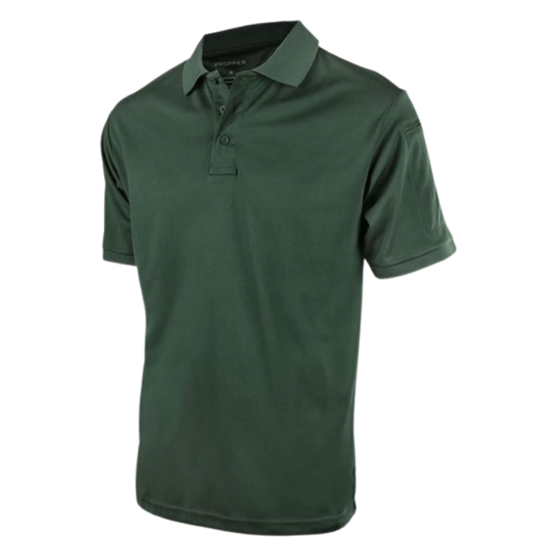 Men's Uniform Short Sleeve Polo | Dark Green