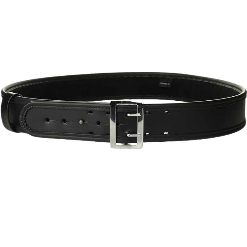 Loop Lined Sam Browne Duty Belt Leather, Basketweave