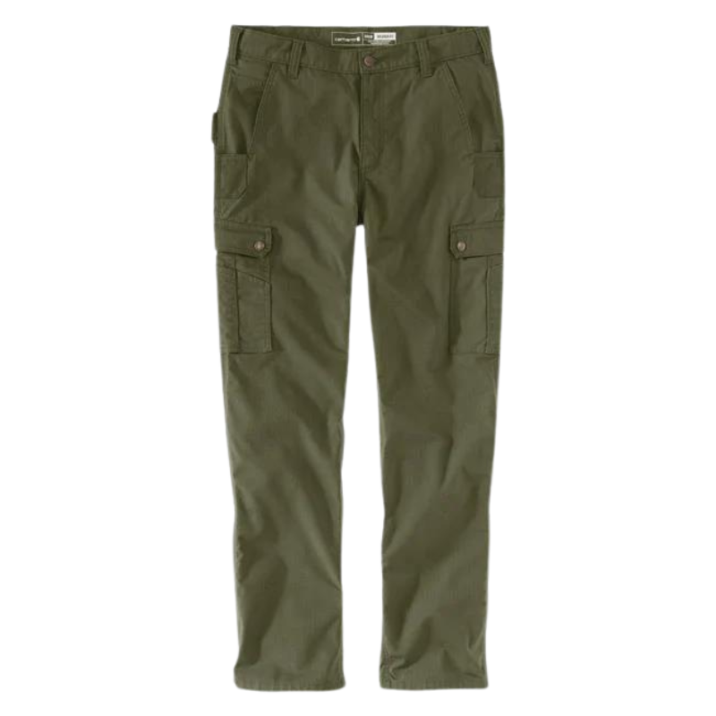 Rugged Flex Relaxed Fit Ripstop Cargo Work Pants | Basil