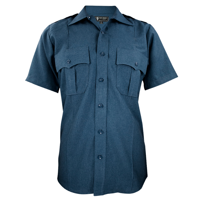 Men's Polyester Short Sleeve Shirt | French Blue