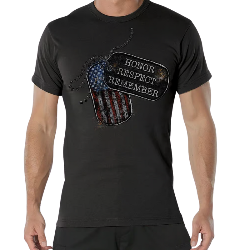 Honor Respect Remember T-Shirt | Black