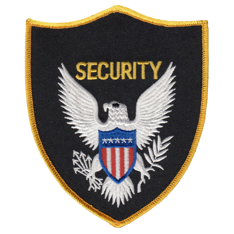 Security Shoulder Patch w/ Eagle