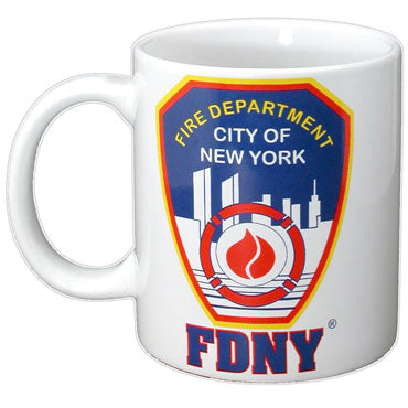 FDNY Letter Mug | White