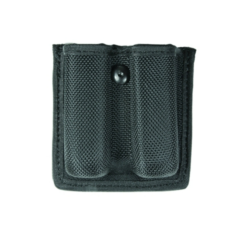 Double Mag Case Open | Medium | Velcro Loop Molded Case | Ballistic Nylon | Black