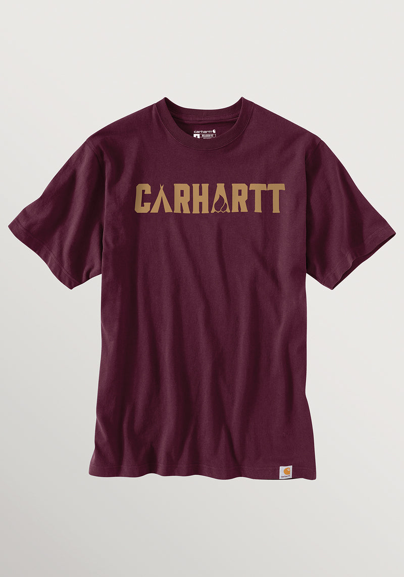 Carhartt Short Sleeve Camp Graphic T-Shirt Port