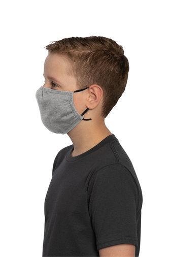 Youth 3 Ply Cotton Face Mask with adjustable ear loops. | Multiple colors (customization available)