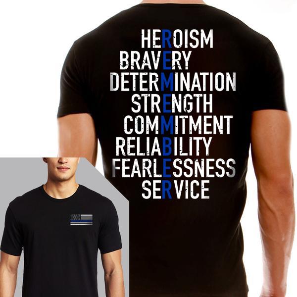 Thin Blue Line "Remember" T-Shirt