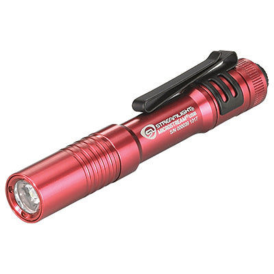 Microstream USB Rechargeable Flashlight Red