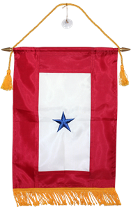 Service Banner 18"x12" Nylon 300D (Blue 1*)