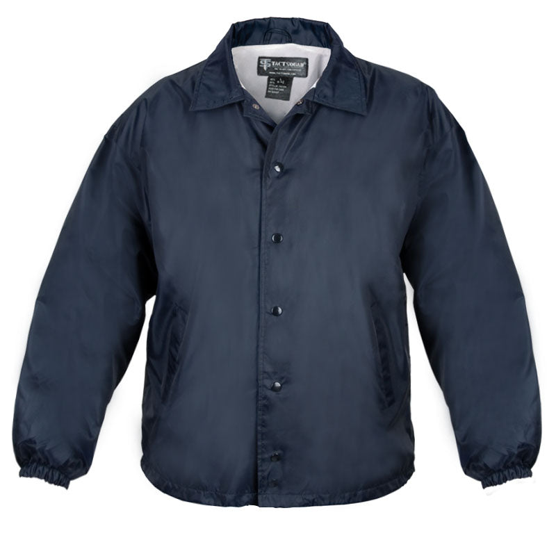 Flannel Lined Windbreaker Jacket | Navy