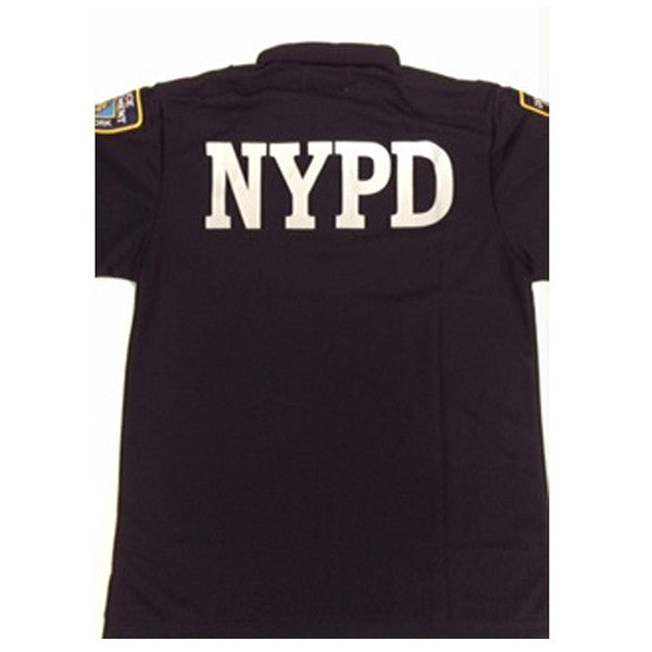 NYPD polo with patches
