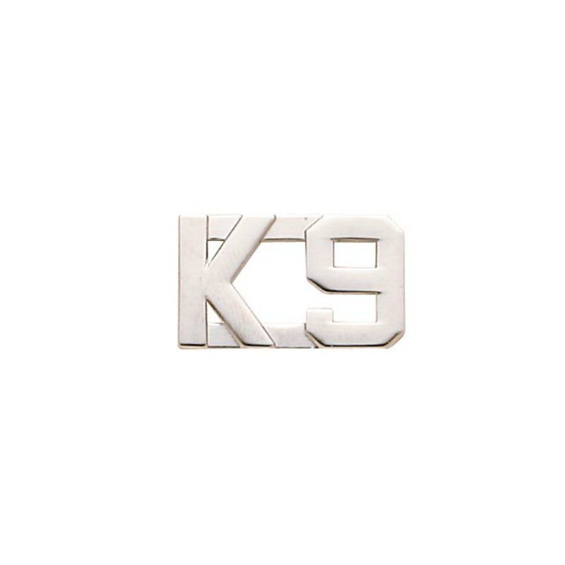 K9 Insignia 1/2" Letter | Gold or Silver