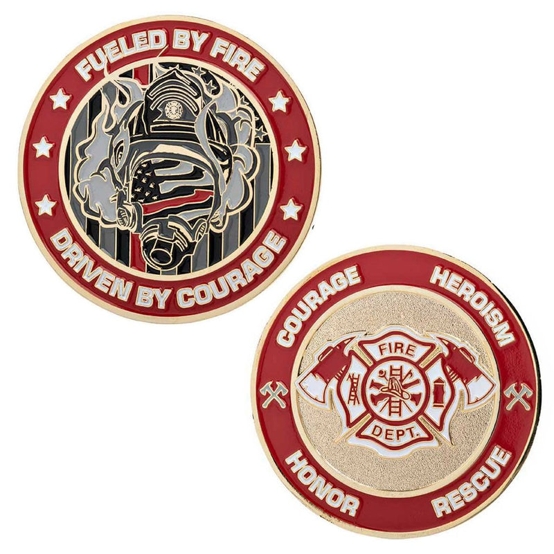Fueled By Fire Challenge Coin