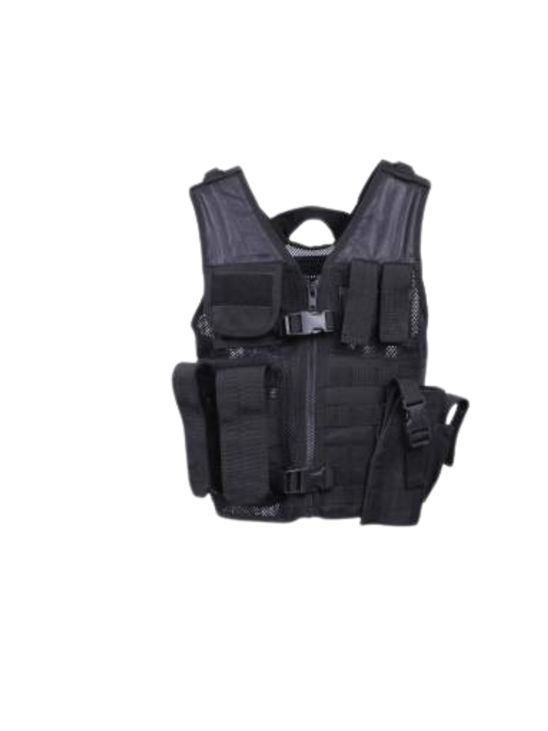 Kid's Tactical Cross Draw Vest | Black