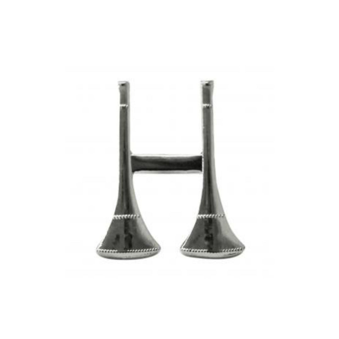 Bugle 2 Collar Insigina | Gold or Silver