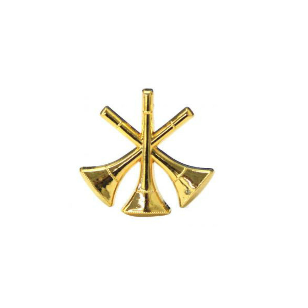 Bugle 3X Collar Insigina | Gold or Silver