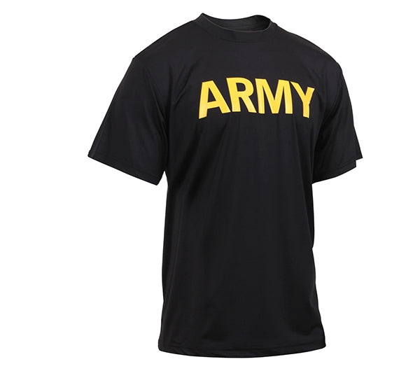 Army Physical Training Shirt BLACK1
