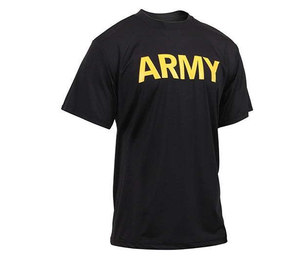 Army Physical Training Shirt | BLACK