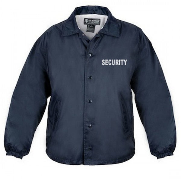 Tact Squad Classic Security Windbreaker Jacket | Navy Large