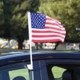 Double Sided 2 Ply Car Flags | USA, Army, Navy, Marine