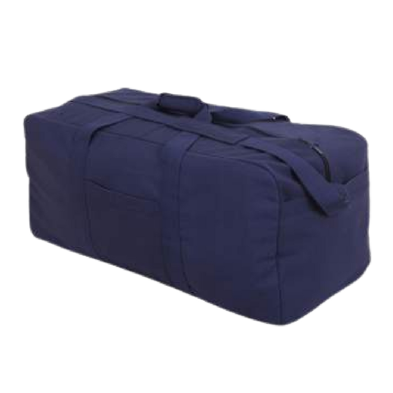 Canvas Military Duffle Cargo Bag | Navy, Black, Olive
