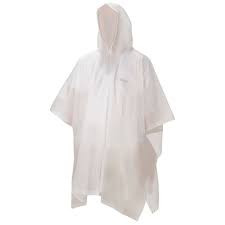 Clear All Weather Emergency Poncho