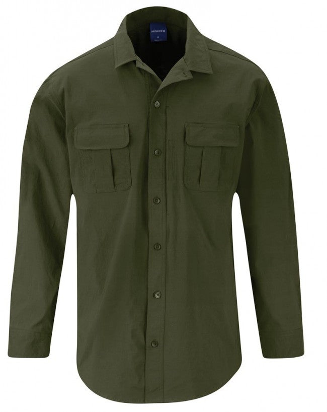 Propper Men's Summerweight Tactical Shirt – Long Sleeve Propper Men's Summerweight Tactical Shirt – Long Sleeve
