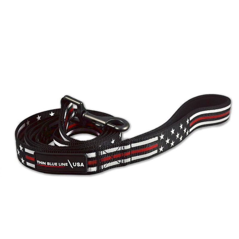 Thin Red Line Stars and Stripes Dog Leash