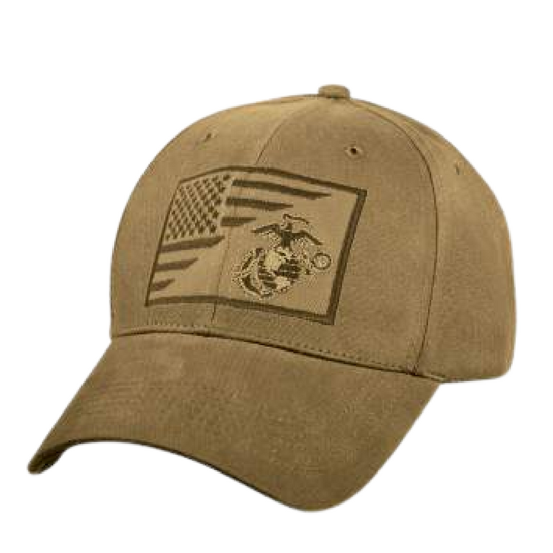 USMC / Flag Low Profile Ball Cap