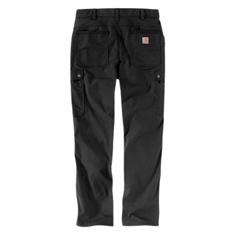 Rugged Flex Relaxed Fit Ripstop Cargo Work Pant | Black