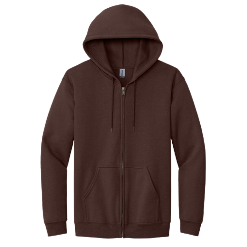 Heavy Full-Zip Hooded Sweatshirt | Multiple Colors