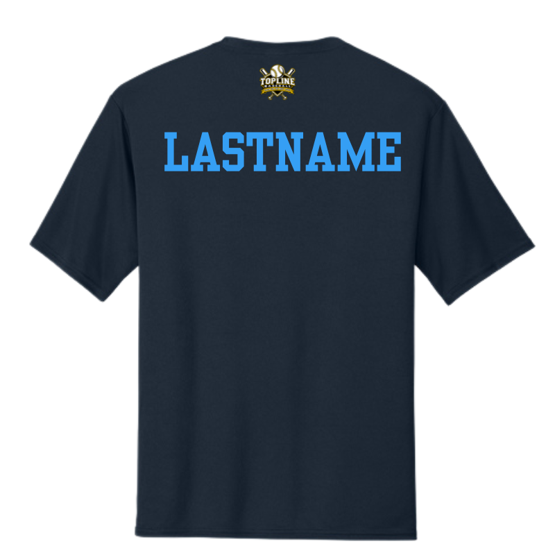 NY Marlins Short Sleeve Wicking Lightweight Training Tee Adult &amp; Youth | Navy or Cobalt
