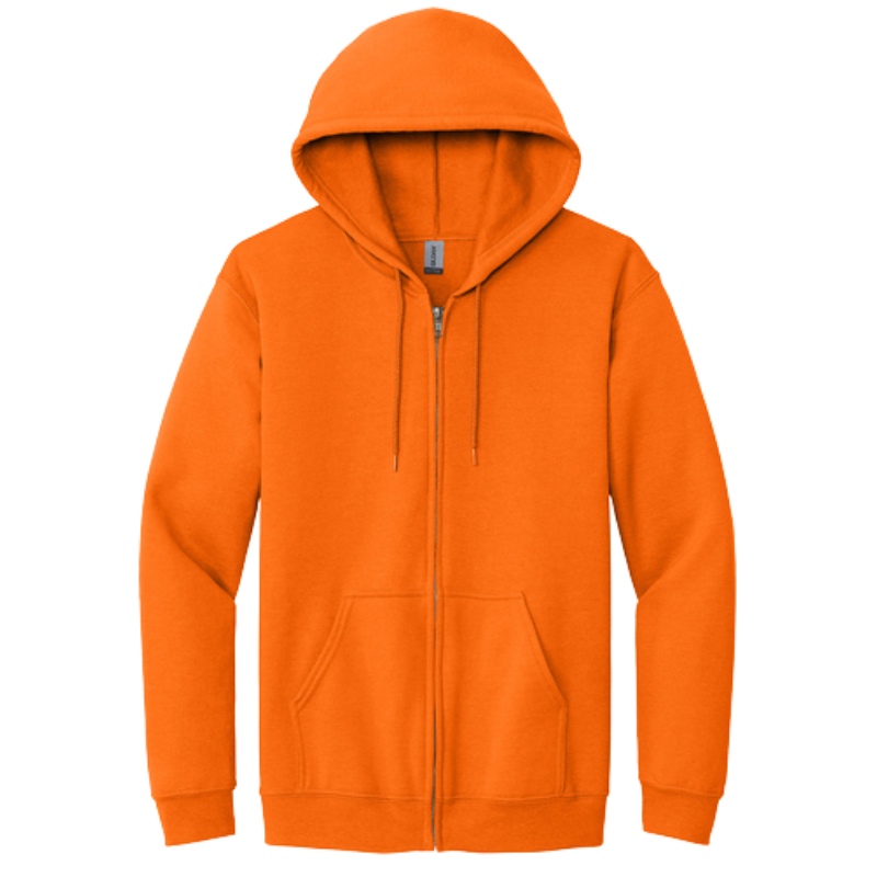 Heavy Full-Zip Hooded Sweatshirt | Multiple Colors