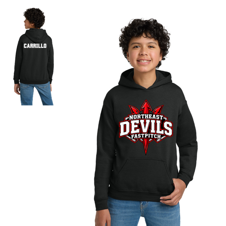 Northeast Devils Hoody Unisex Adult &amp; Youth | Black