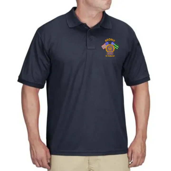 52 Squad Short Sleeve Uniform Polo | Black, Navy, Tan, Grey, Light Blue, Green