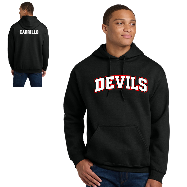 Northeast Devils Words Hoody Unisex Adult &amp; Youth | Black