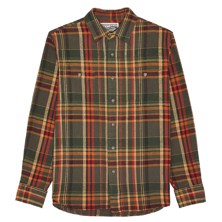 Heavyweight Soft brushed plaid Flannel Shirt | Multiple Colors