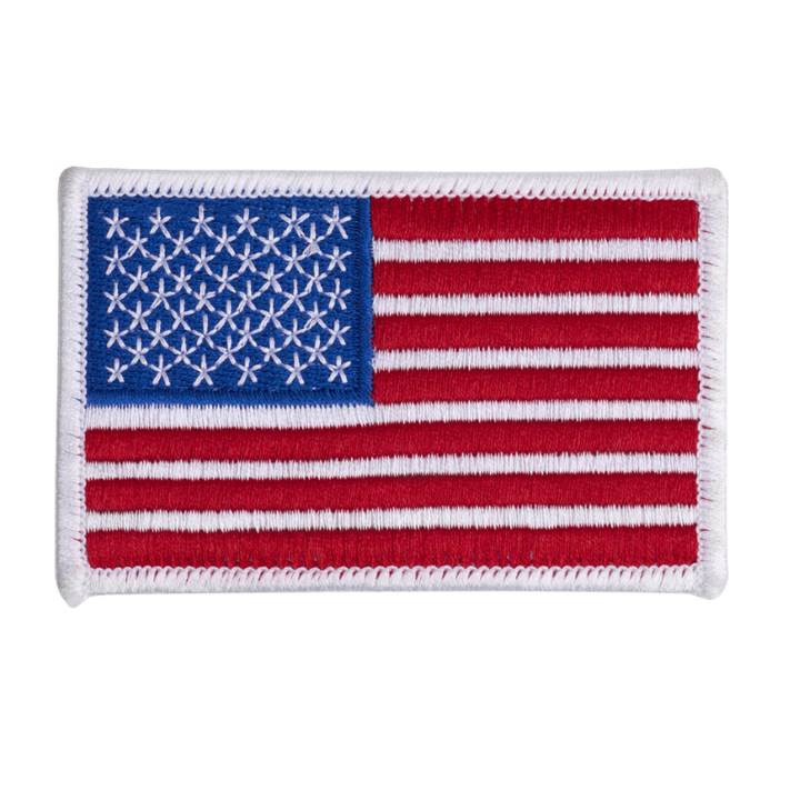 U.S Flag Patch | White Border