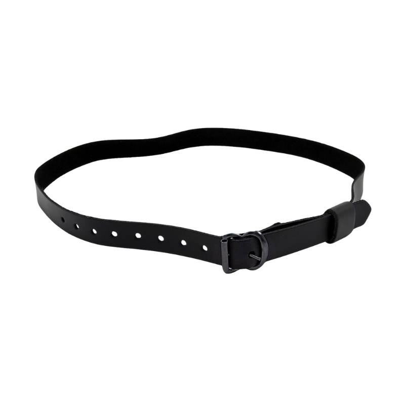 Leather Trooper Campaign Hat Chin Strap - Back Strap | Black