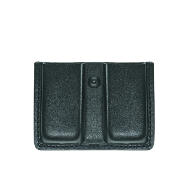 AirTek Leather Double Open Magazine Case | Black