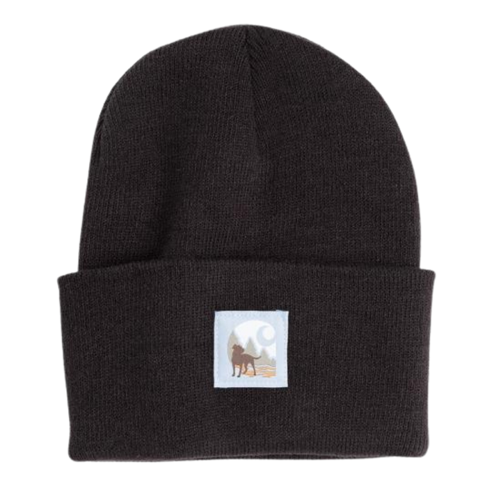 Watch Cap Graphic Beanie | Black, Homestead Red