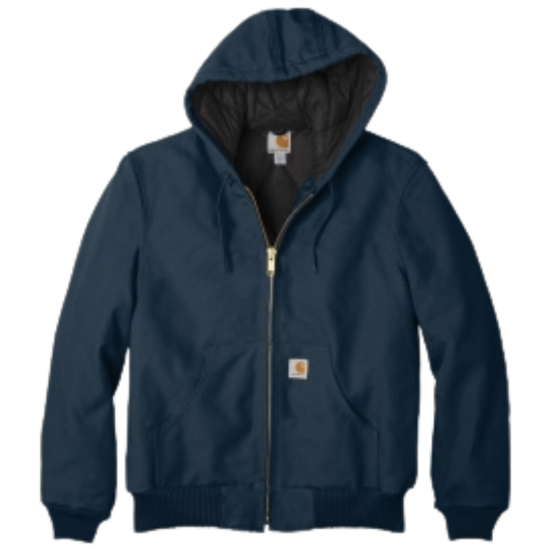 Quilted Flannel Lined Duck Active Jacket | Dark Navy