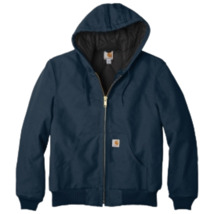 Quilted Flannel Lined Duck Active Jacket | Dark Navy