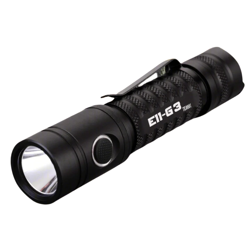 E11-Gen3 2020 Lumen Rechargeable EDC Flashlight | Black