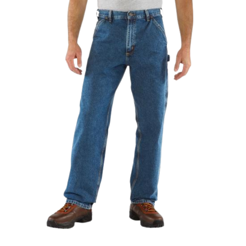 Washed Denim Work Carpenter Jeans | Deepstone