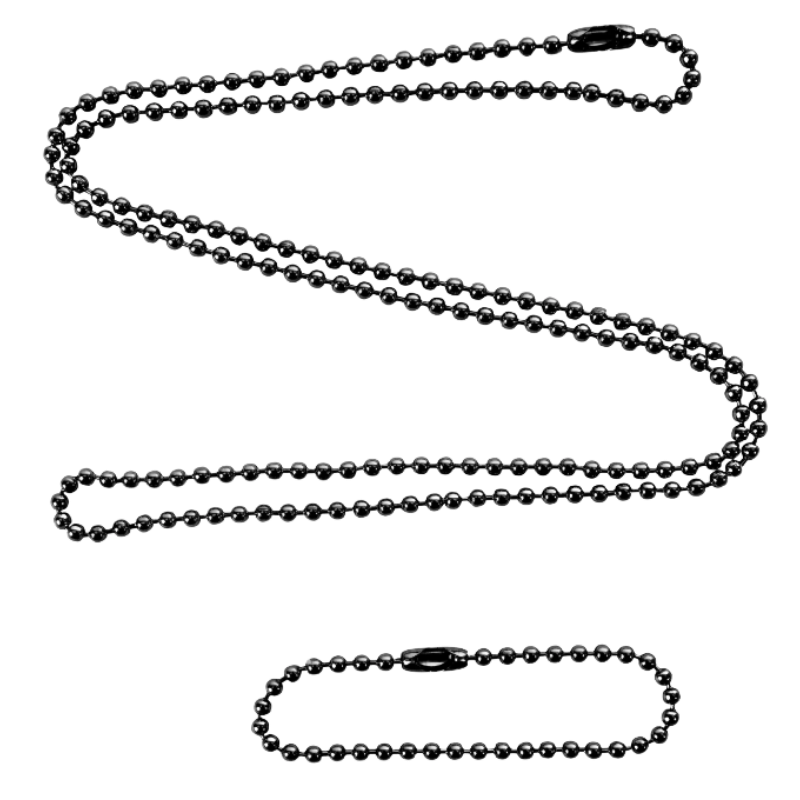 Dog Tag Chains | Black