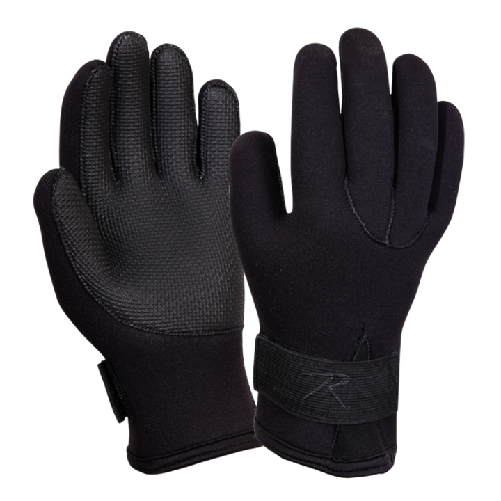 Neoprene Cold Weather Waterproof Gloves | Black